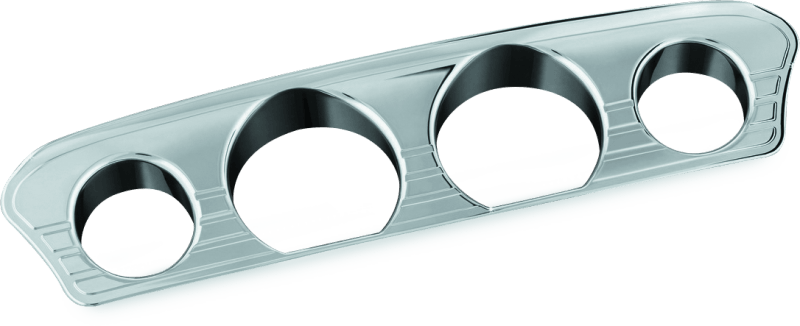 Kuryakyn Tri-Line Gauge Trim 14-Up Touring Models Chrome - Powersports Haven