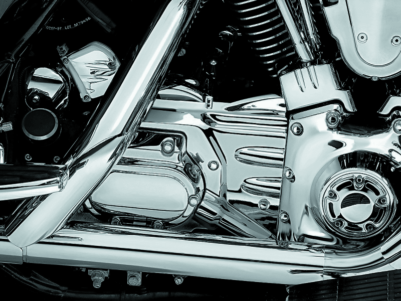 Kuryakyn Transmission Cover 02-06 Touring Models Chrome - Powersports Haven