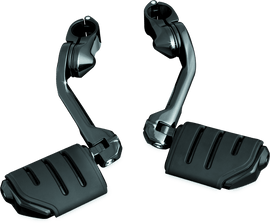 Kuryakyn Tour Tech Trident Dually 6in Back Arm With 1-1/4in Clamps Black - Powersports Haven