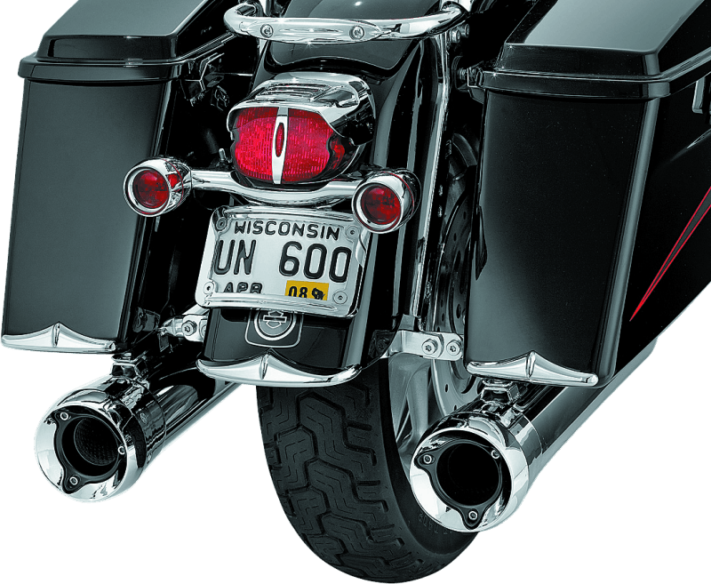 Kuryakyn Rear Fender Or Saddlebag Accent Tips Chrome (Pair) - Powersports Haven