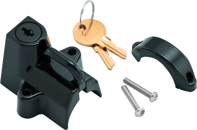 Bikers Choice Black Motorcycle Helmet Lock Fits 7/8 - 1 1/4 Tubing - Powersports Haven