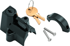 Bikers Choice Black Motorcycle Helmet Lock Fits 7/8 - 1 1/4 Tubing - Powersports Haven