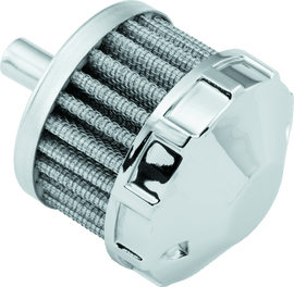 Bikers Choice Chrome Replacement Breather Filter 3/8 Hose Custom - Powersports Haven