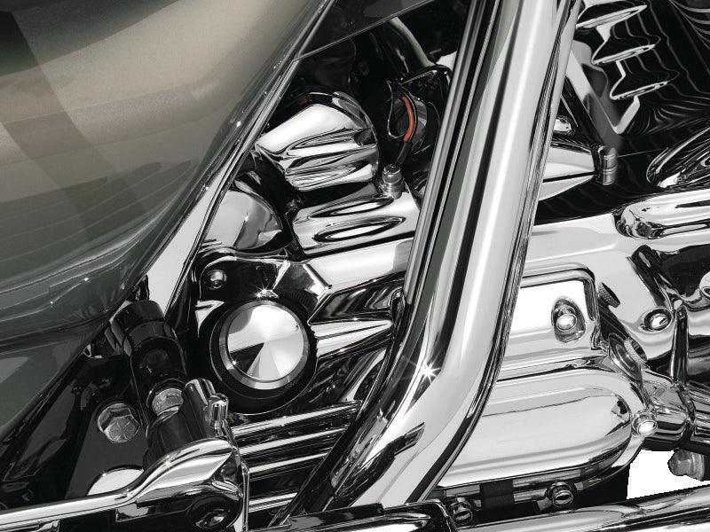 Kuryakyn Oil Filler Spout Cover 93-06 Touring Models Chrome - Powersports Haven