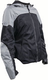 Speed and Strength Starstruck Mesh Jacket Grey/Black Womens - Large