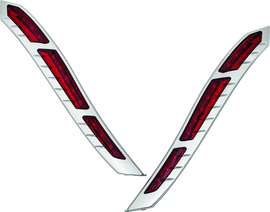 Kuryakyn LED Rear Fender Strip Lights For Indian Chrome - Powersports Haven
