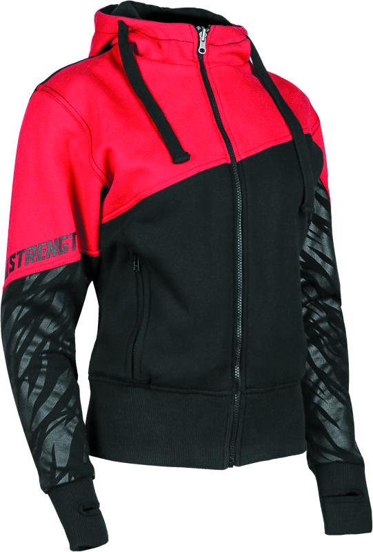 Speed and Strength Cat Outa Hell Hoody Red/Black Womens - Medium - Powersports Haven