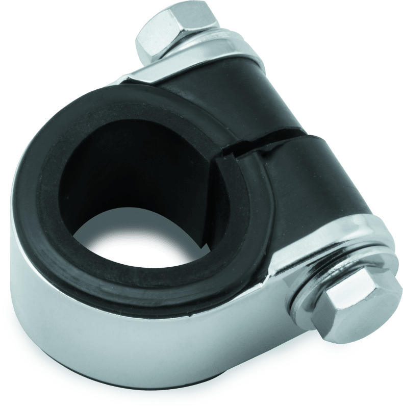 Bikers Choice Chrome Handlebar Gauge Clamp Universal Custom - Powersports Haven
