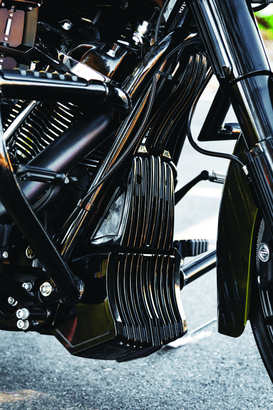 Kuryakyn Oil Cooler Cover Milwaukee-8 Black - Powersports Haven