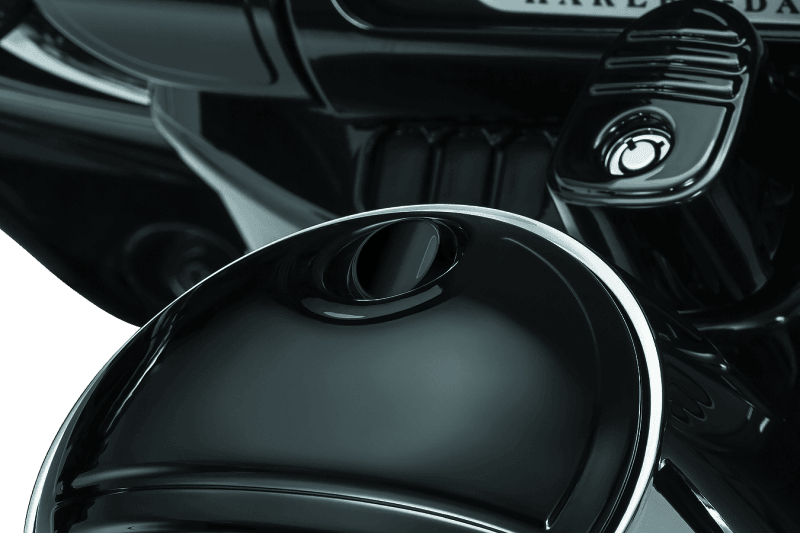 Kuryakyn Push Button Fuel Door Latch Chrome - Powersports Haven