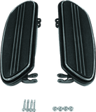 Bikers Choice 86-Up FLH FLT Black Extended Floorboard Kit