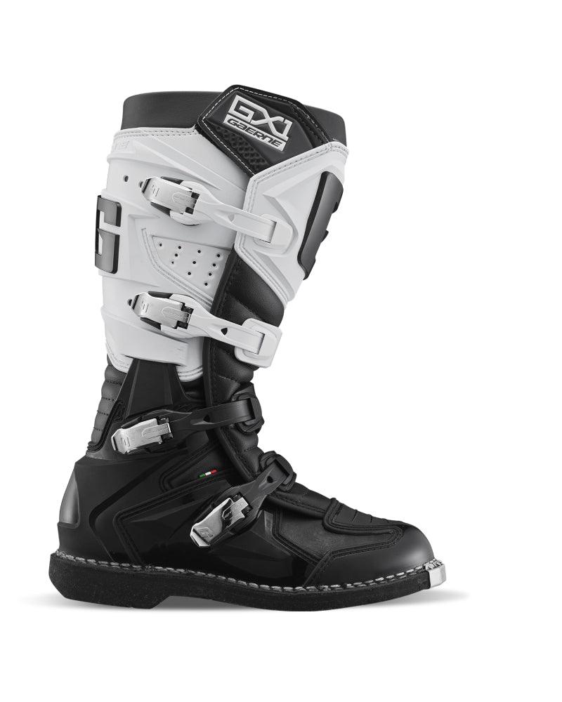 Gaerne GX1 Boot White/Black Size - 8 - Powersports Haven