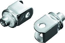 Load image into Gallery viewer, Kuryakyn Splined Peg Adapter Honda Front Chrome - Powersports Haven