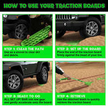 Load image into Gallery viewer, Rhino USA Recovery Traction Boards - Green (Pair) - Powersports Haven