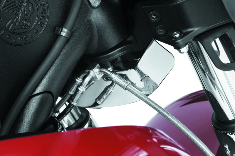 Kuryakyn Lower Triple Tree Wind Deflector Chrome - Powersports Haven