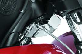 Kuryakyn Lower Triple Tree Wind Deflector Chrome - Powersports Haven