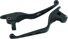 Load image into Gallery viewer, Bikers Choice 14-Up Touring Black Tri-Hole Lever Set - Powersports Haven