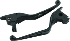 Bikers Choice 14-Up Touring Black Tri-Hole Lever Set - Powersports Haven