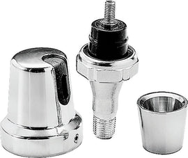 Kuryakyn Oil Sender Switch Cover Single Wire 84-99 Big Twins Chrome - Powersports Haven