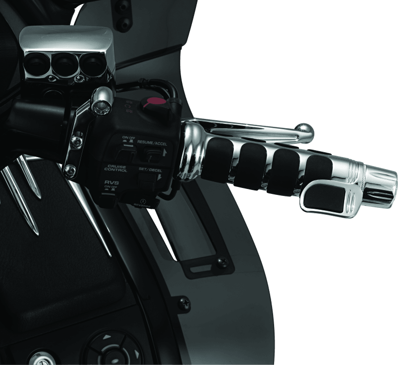 Kuryakyn Contoured ISO Throttle Boss For GL1800 Models Chrome - Powersports Haven