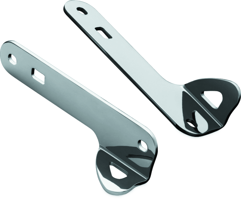 Kuryakyn Custom Teardrop Tie-Down Brackets 14-Up Touring Chrome - Powersports Haven