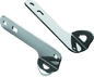 Kuryakyn Custom Teardrop Tie-Down Brackets 14-Up Touring Chrome - Powersports Haven