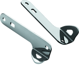 Kuryakyn Custom Teardrop Tie-Down Brackets 14-Up Touring Chrome