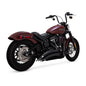Vance & Hines HD Softail 18-22 St Bob Br 2-2 Black PCX Full System Exhaust - Powersports Haven