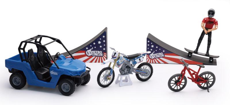 New Ray Toys Nitro Circus Playset/ Scale - 1:18 - Powersports Haven
