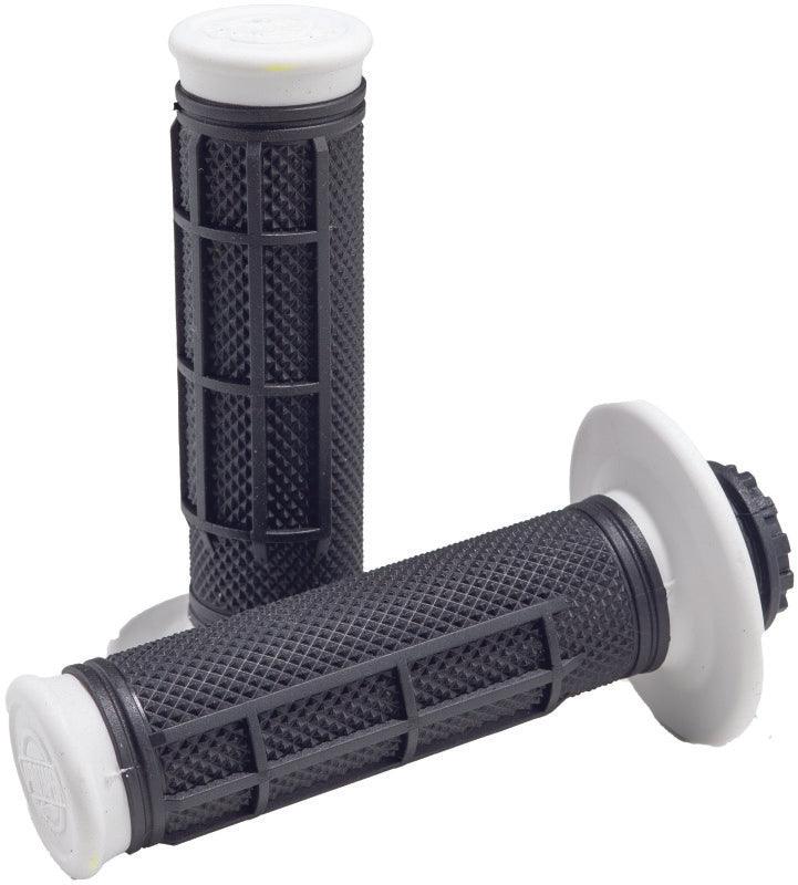 ProTaper Pro Series Clamp On 1/2 Waffle White/Black - Powersports Haven
