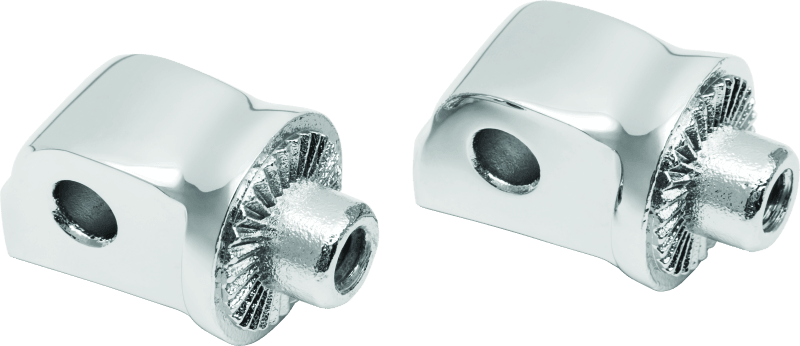 Kuryakyn Splined Passenger Peg Adapter Chrome - Powersports Haven