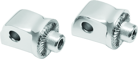 Kuryakyn Splined Passenger Peg Adapter Chrome - Powersports Haven