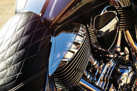 Kuryakyn Saddle Shields Heat Deflectors 14-Up Indian Models(excluding Scout) Smoke - Powersports Haven