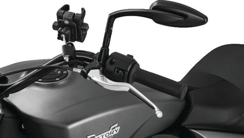 Kuryakyn Teardrop Mirrors Satin Black - Powersports Haven