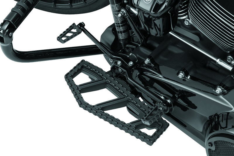 Kuryakyn Riot Floorboards Satin Black - Powersports Haven