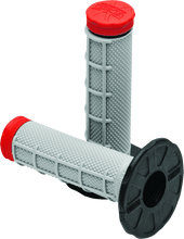 Load image into Gallery viewer, ProTaper Tri Density MX 1/2 Waffle Grips - Red - Powersports Haven