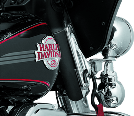 Kuryakyn Custom Teardrop Tie-Down Brackets 83-13 Touring Chrome - Powersports Haven