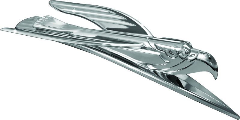 Kuryakyn Deco Eagle Fender Ornament 01-22 Honda GL1800 Chrome - Powersports Haven