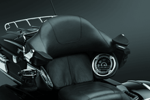 Load image into Gallery viewer, Kuryakyn Stealth Passenger Armrests 97-13 Touring Models Chrome - Powersports Haven