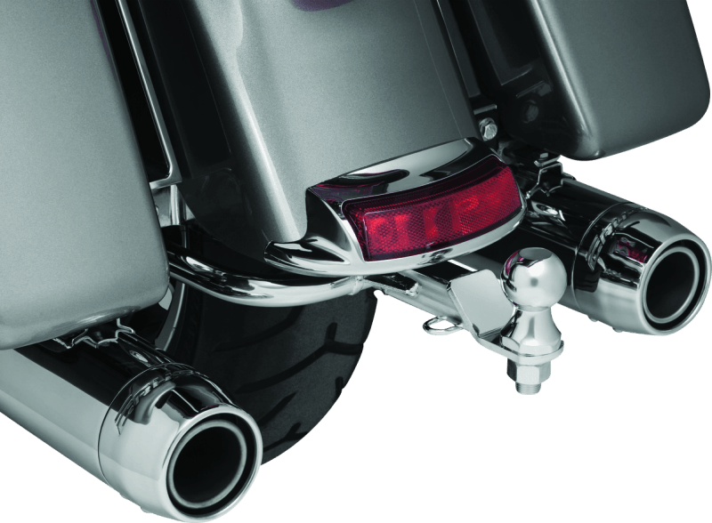 Kuryakyn Receiver Hitch 14-up Touring Models Black & Chrome - Powersports Haven