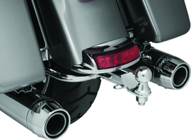 Kuryakyn Receiver Hitch 14-up Touring Models Black & Chrome - Powersports Haven