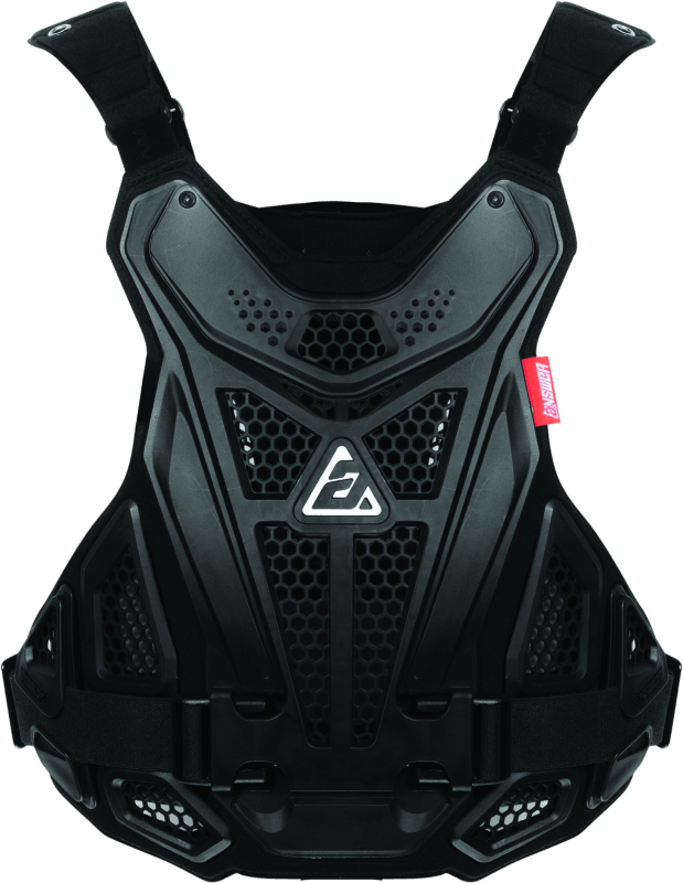 Answer Apex 1 Roost Guard Black/White Adult - Powersports Haven