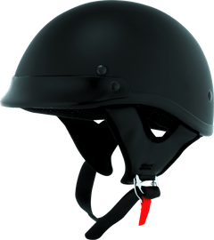 Skid Lids Traditional Helmet Flat Black - XL - Powersports Haven