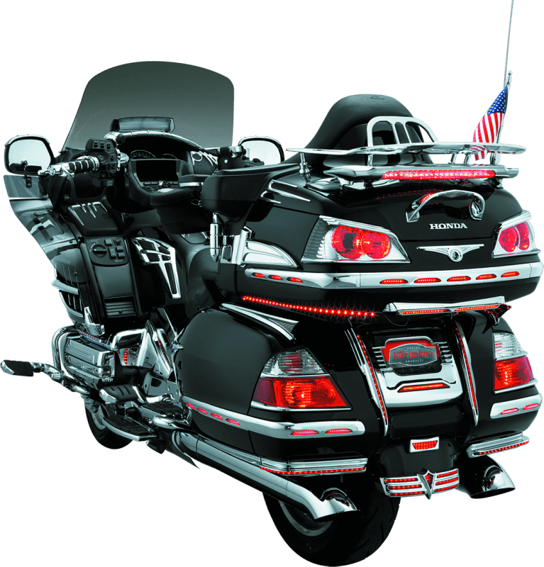 Kuryakyn Trunk Keyhole Trim 01-17 GL1800 Chrome - Powersports Haven