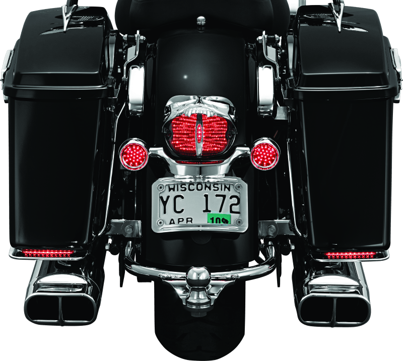 Kuryakyn Zombie Taillight Cover Chrome - Powersports Haven
