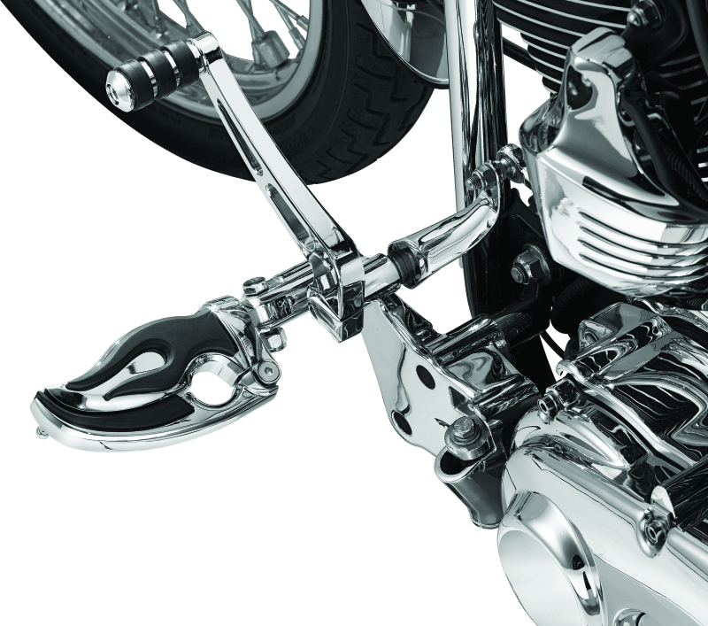 Kuryakyn Flamin Switchblade With Male Mount Adapter Chrome - Powersports Haven