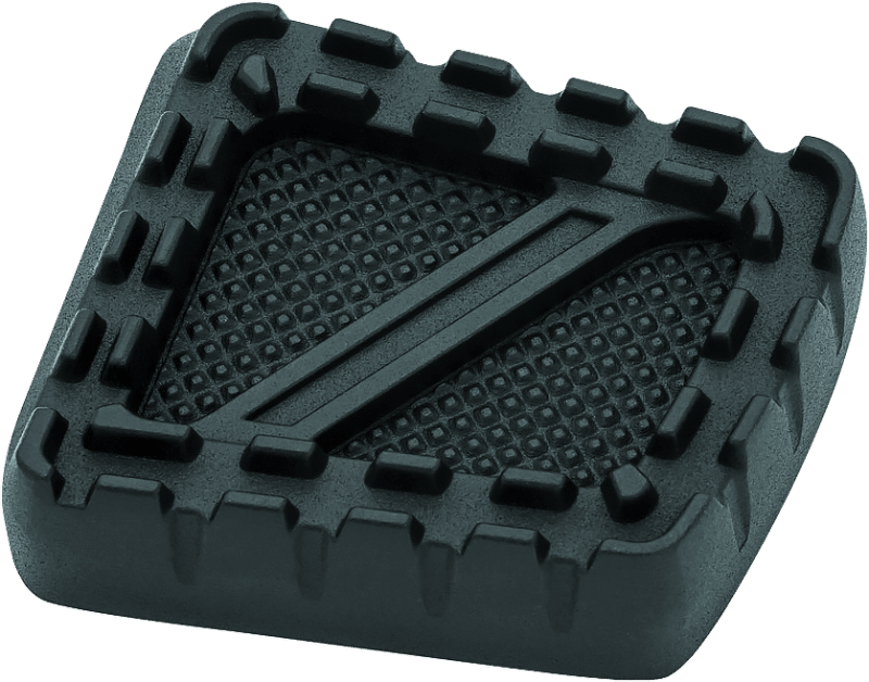 Kuryakyn Riot Brake Pedal Pad FX Models Satin Black - Powersports Haven
