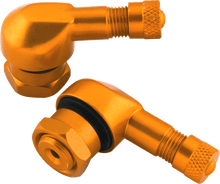 Load image into Gallery viewer, BikeMaster Valve Stem 2/Piece Pack Gold - Powersports Haven