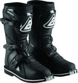 Answer AR1 Boot Black Youth Size - 1 - Powersports Haven