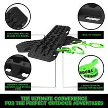Load image into Gallery viewer, Rhino USA Recovery Traction Boards - Black (Pair) - Powersports Haven